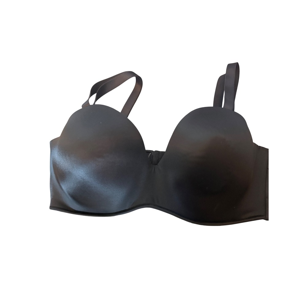 Cacique 42F Black Strapless Multiway Convertible Full Coverage Underwire Bra - Picture 3 of 10